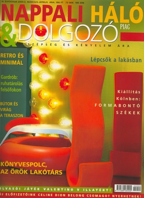 A NAPPALI, HÁLÓ & DOLGOZÓ-ban megjelent anyagok